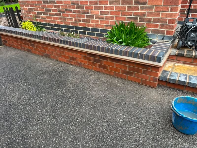 Brick Flower Bed Wall in Mayfield